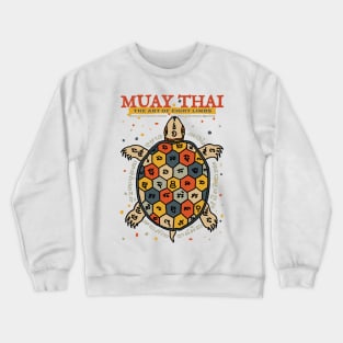 Muay Thai Sak Yant Turtle Tattoo Crewneck Sweatshirt